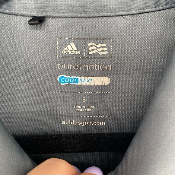 Adidas puremotion cool max Golf Polo Shirt Small - Picture 6 of 13